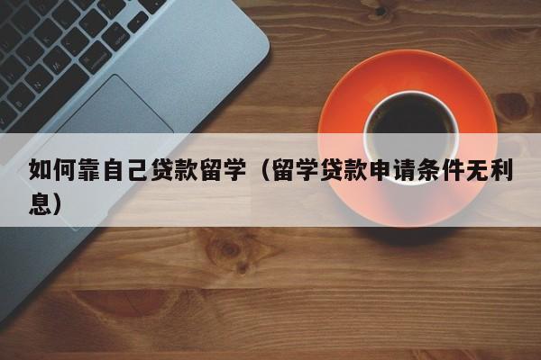 如何靠自己贷款留学（留学贷款申请条件无利息）